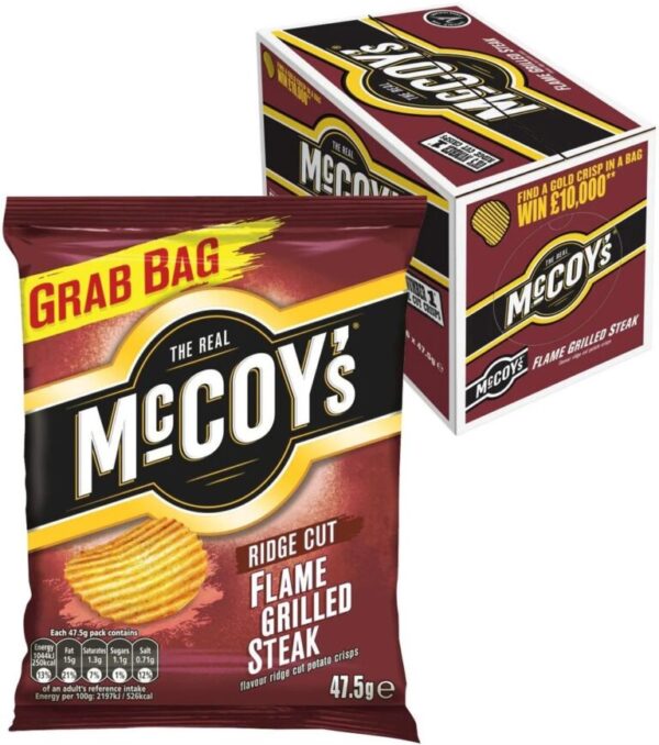 MCCOY’S FLAME GRILLED STEAK 45g X 36