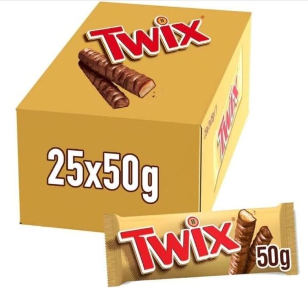 TWIX 50g x 25
